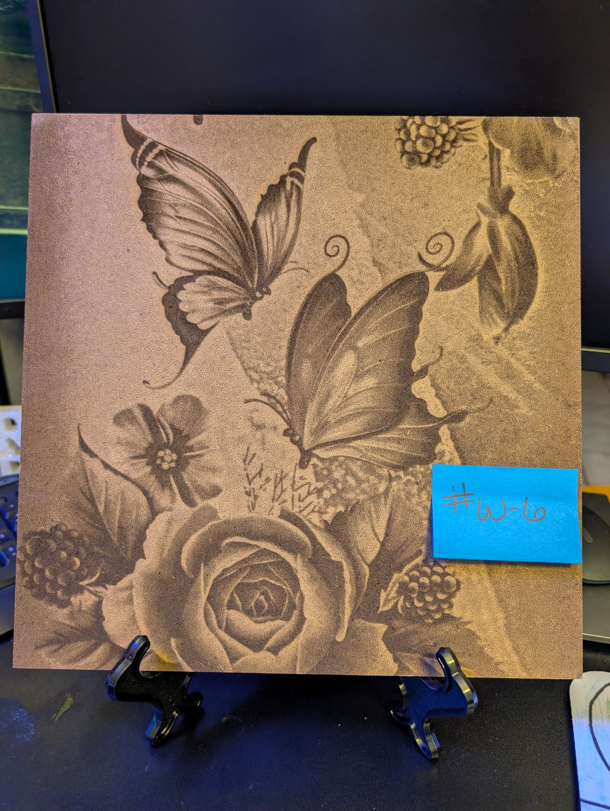 12x12 Pre-Made Burned Wood
