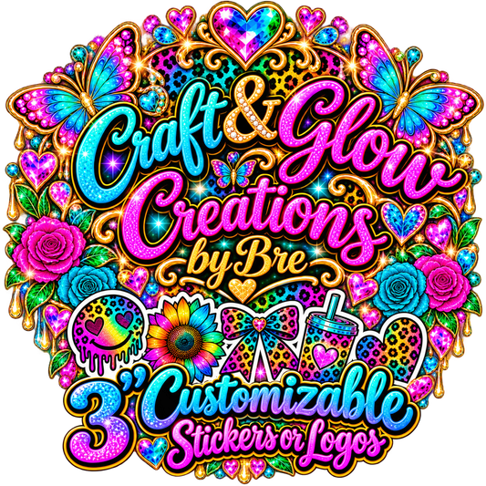 3" Customizable Stickers