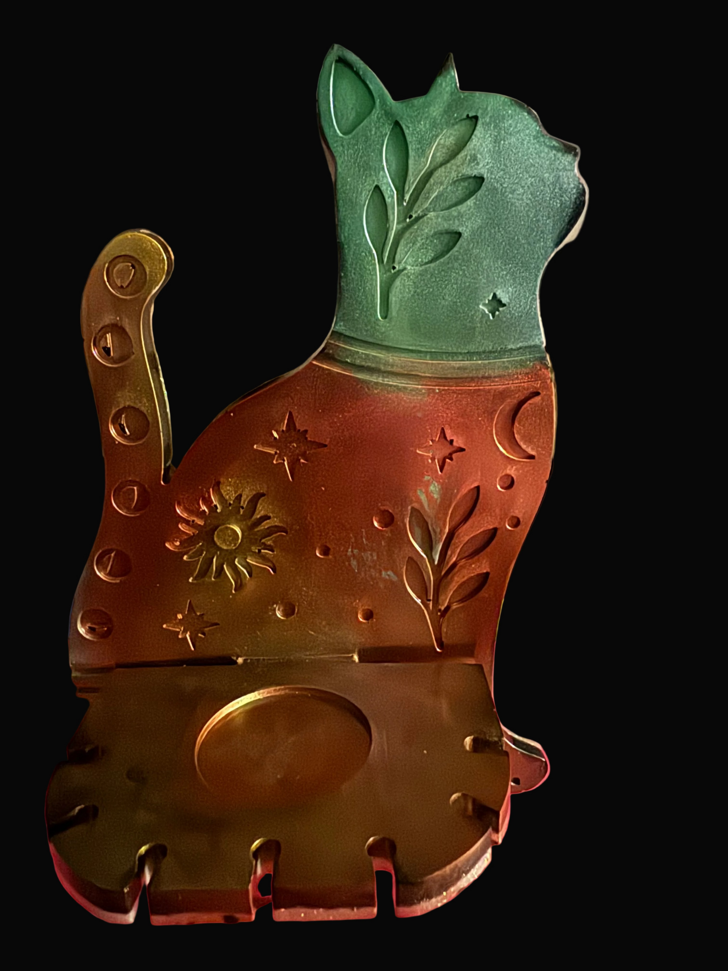 Cat Tee Candle Holder