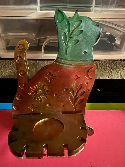 Cat Tee Candle Holder