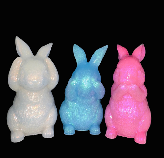 Hear, See, Speak No Evil Bunny Set