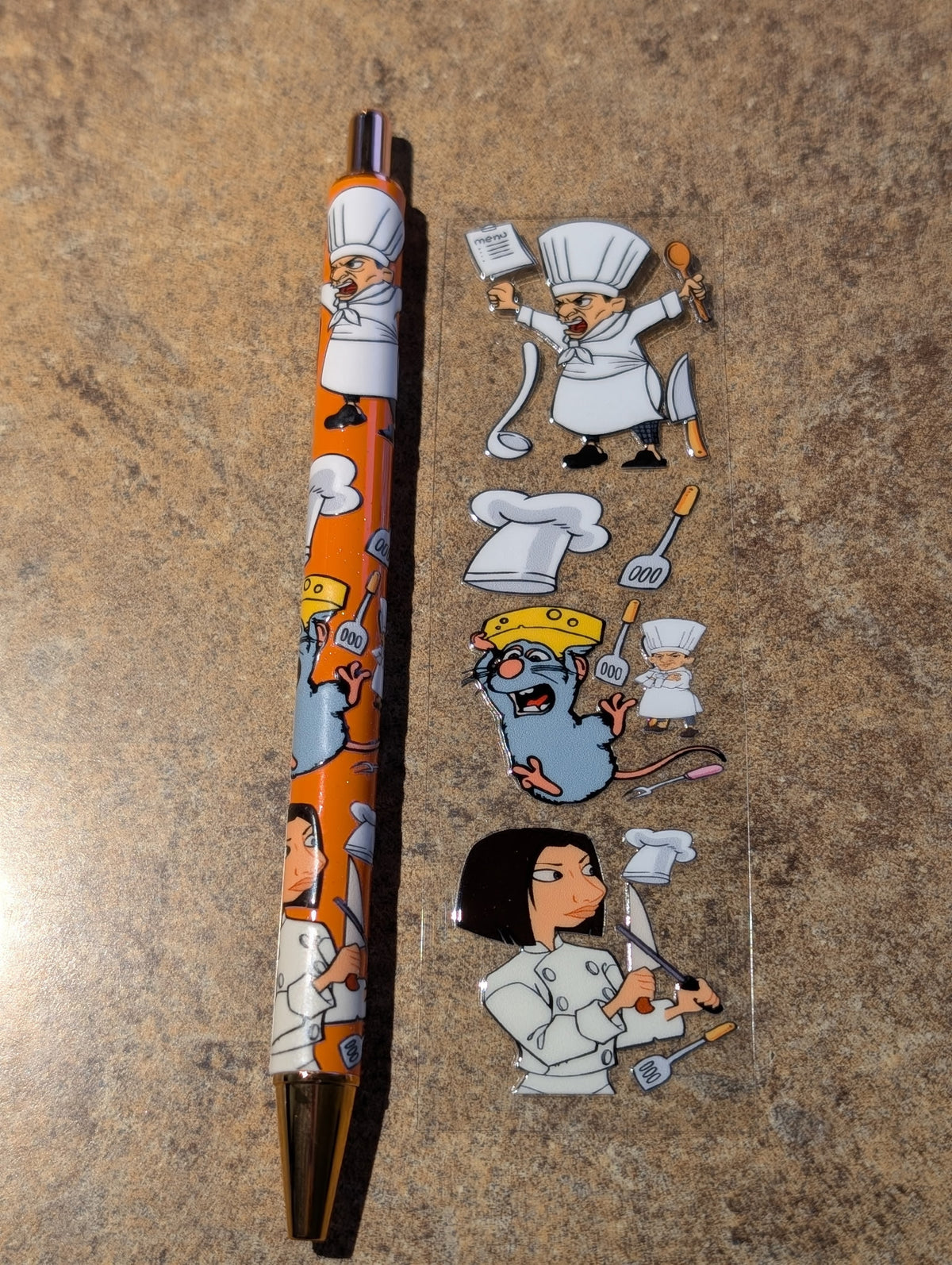 Ratatouille Orange Pen #30