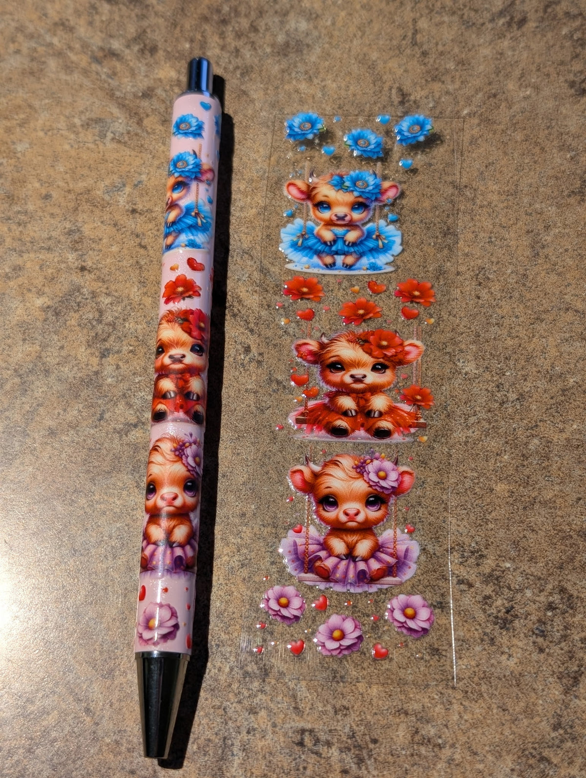 Cows Pink Pen #27