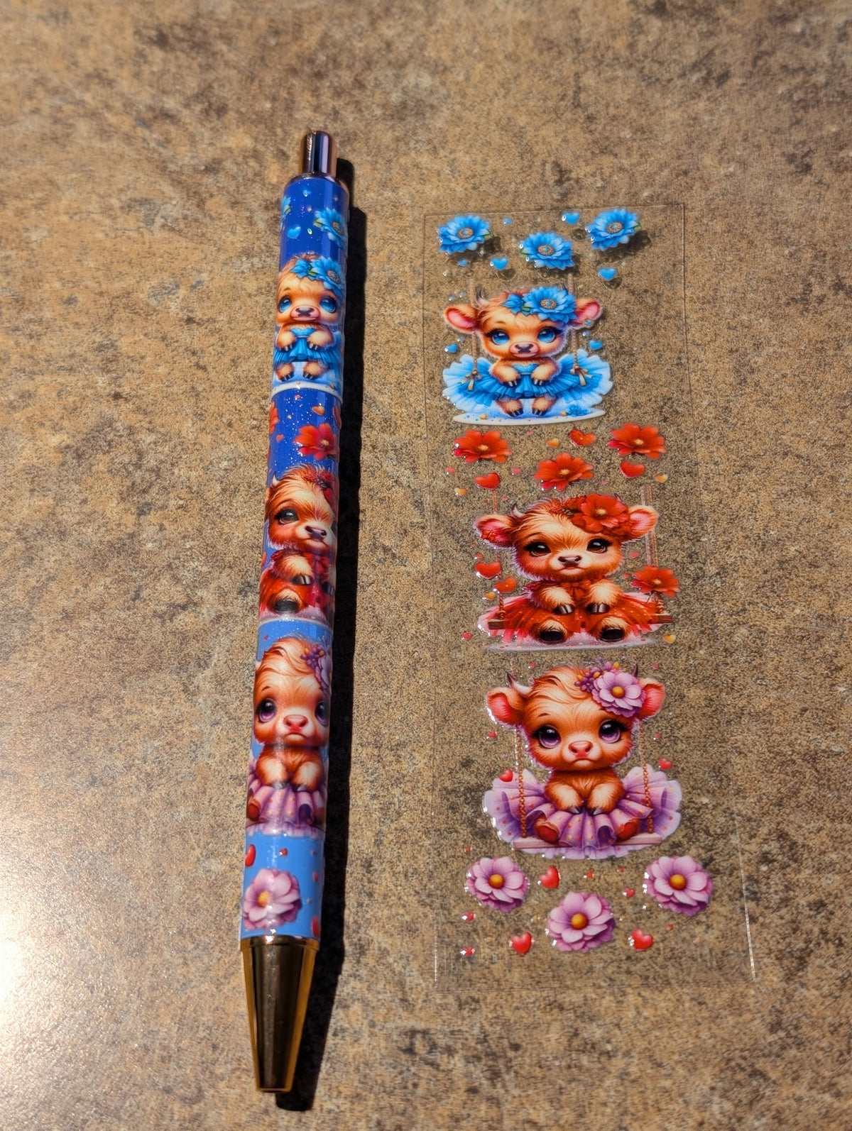 Cows Ombre Pen #25