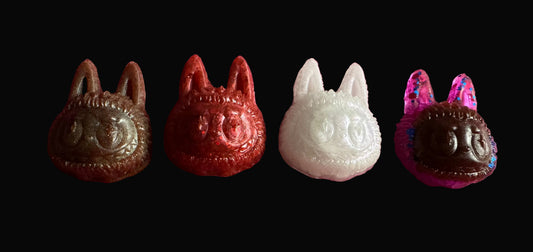 Labubu Head Keychain