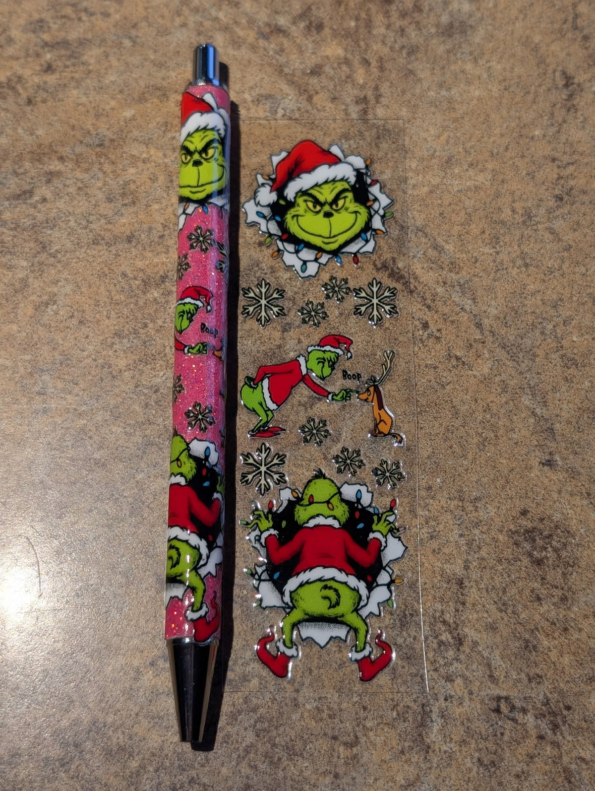 Grinch Pink Pen #51