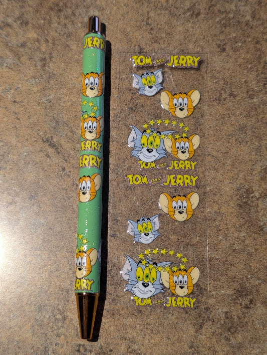 Tom and Jerry Glitter Pen #61