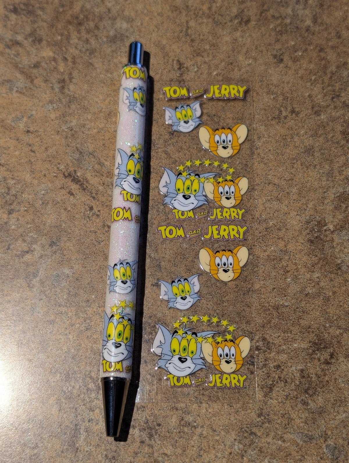 Tom and Jerry White Pen #62
