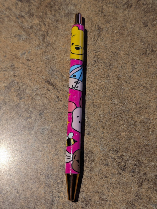 Winnie the Pooh Babies Hot Pink Pen #63