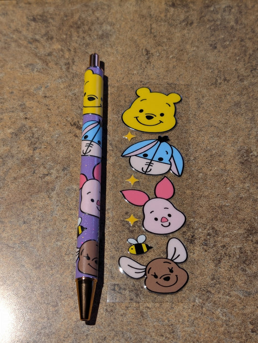 Winnie the Pooh Babies Purple Pen #67