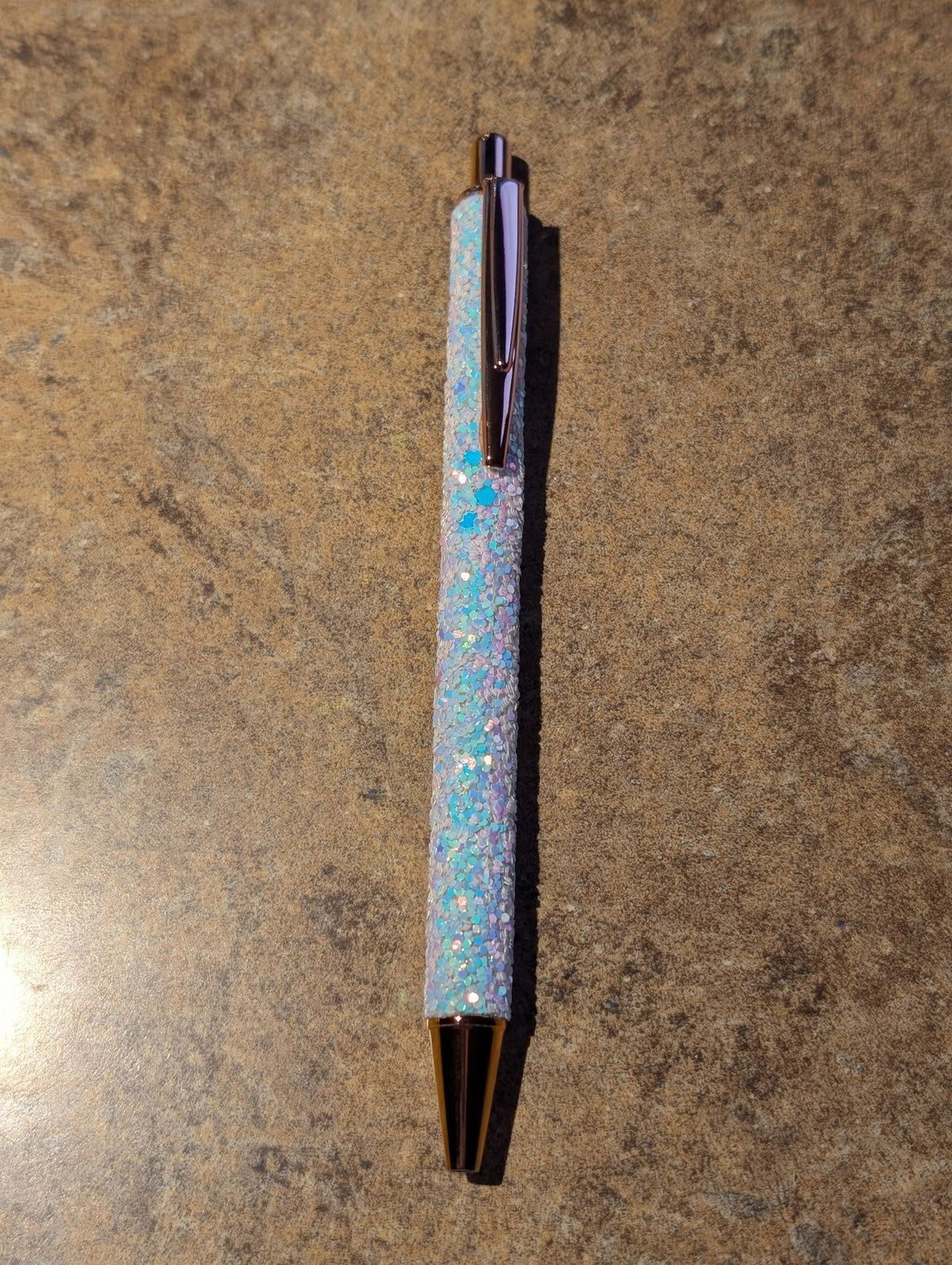 Color Shift Glitter Pen with Clip #82