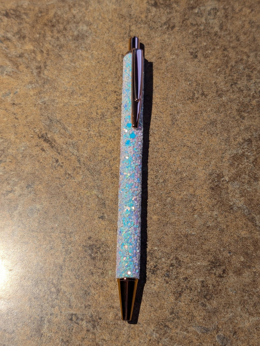 Color Shift Glitter Pen with Clip #82