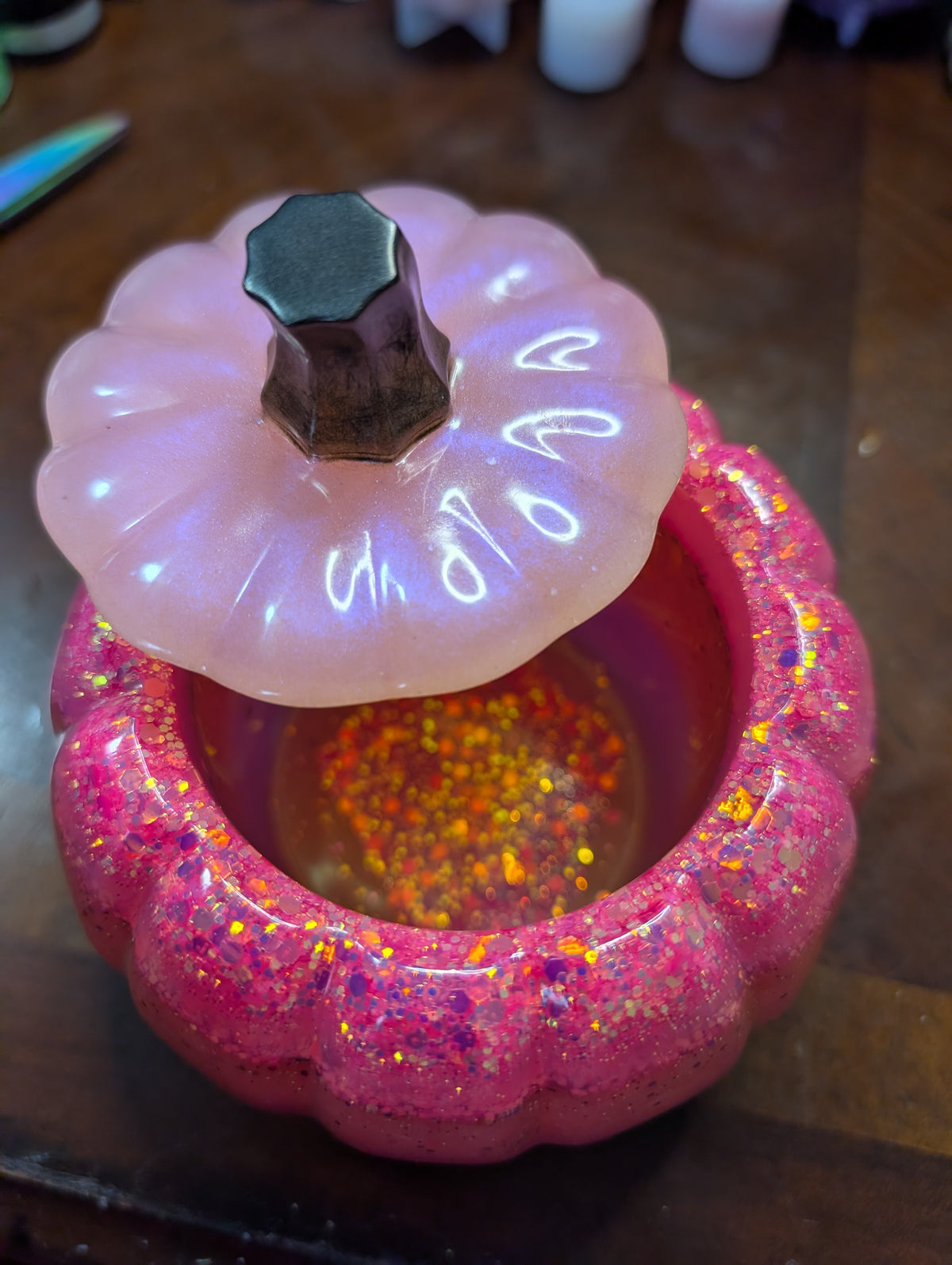 Lg Pumpkin Jar #3