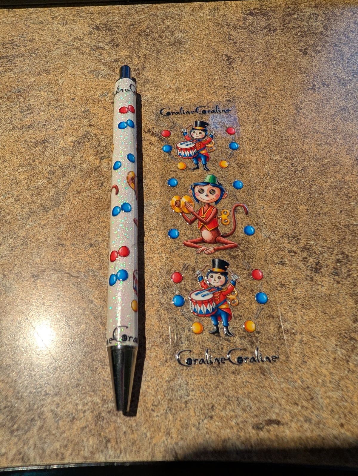 Coraline White Pen #23