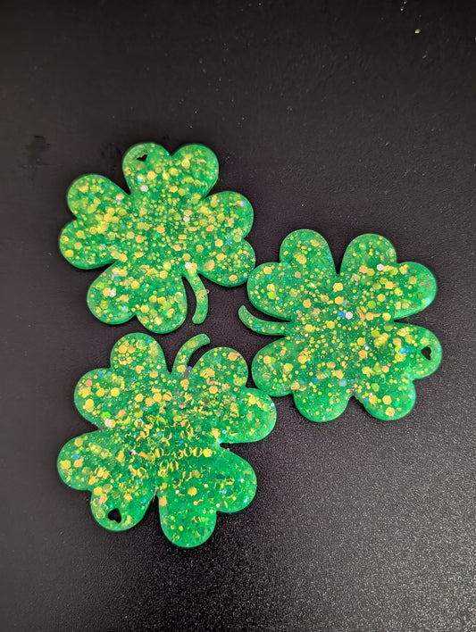 Heart Clover Keychain set