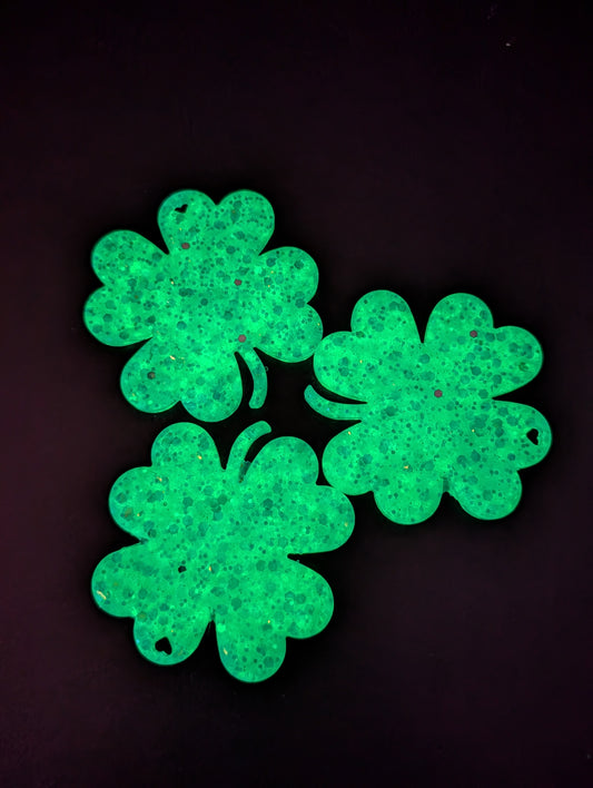 Heart Clover Keychain set