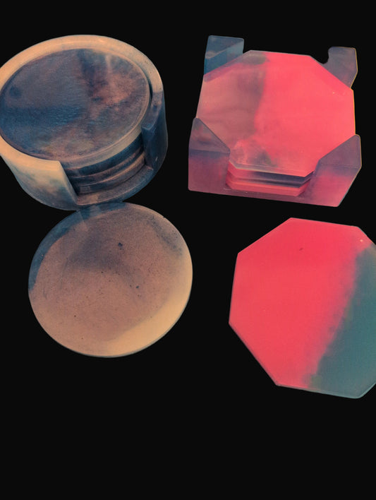 Coaster Sets (better pictures coming soon)