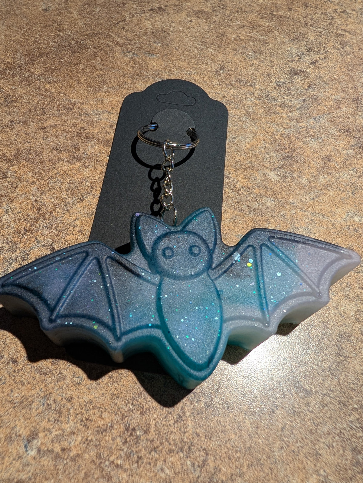 Halloween Bat Bulky Keychain #1