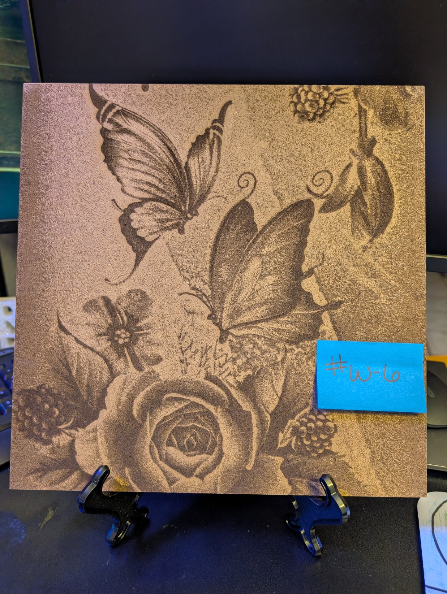 12x12 Pre-Made Burned Wood